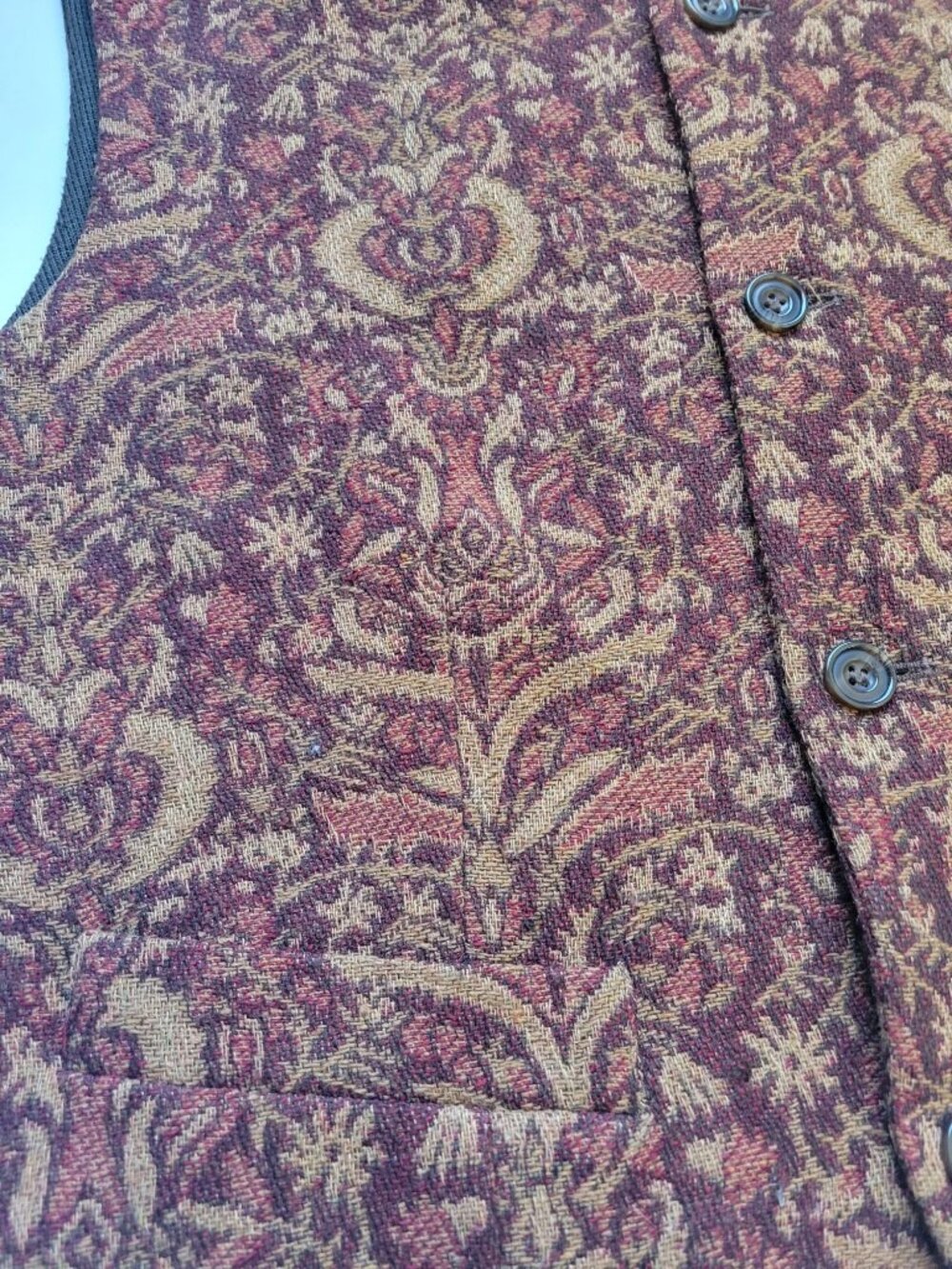 Le Collezioni Structure Sweater Vest Size S Book Nerd Lagenlook Preppy Academia - Picture 10 of 12